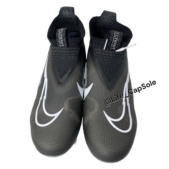 Size 14 Nike Alpha Menace Elite 3 Flyknit Football‎ Cleats Black CT6648-001 New main image 7